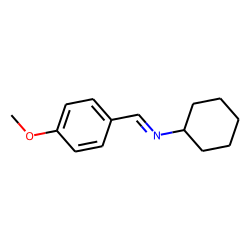 p-methoxybenzylidene-cyclohexyl-amine