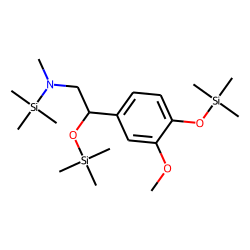 Silanamine, N-[2-[3-methoxy-4-[(trimethylsilyl)oxy]phenyl]-N,1,1,1-tetramethyl-2-[(trimethylsilyl)oxy]ethyl]-