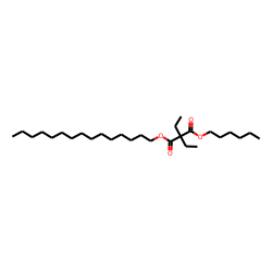 Diethylmalonic acid, hexyl pentadecyl ester