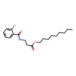 «beta»-Alanine, N-(2-bromobenzoyl)-, nonyl ester
