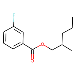 3-Fluorobenzoic acid, 2-methylpentyl ester
