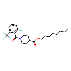 Isonipecotic acid, N-(2-fluoro-6-trifluoromethylbenzoyl)-, octyl ester