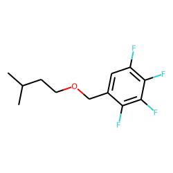 2,3,4,5-Tetrafluorobenzyl alcohol, 3-methylbutyl ether