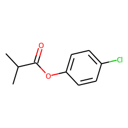 2-Methylpropionic acid, 4-chlorophenyl ester