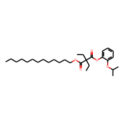 Diethylmalonic acid, 2-isopropoxyphenyl tridecyl ester
