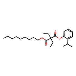 Diethylmalonic acid, 2-isopropylphenyl nonyl ester