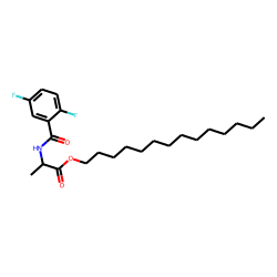 D-Alanine, N-(2,5-difluorobenzoyl)-, tetradecyl ester