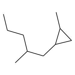 1-methyl-trans-2-(2-methyl)pentyl-cyclopropane