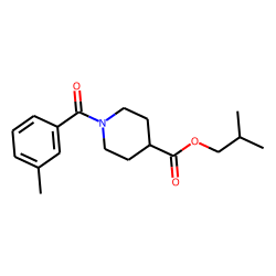 Isonipecotic acid, N-(3-methylbenzoyl)-, isobutyl ester