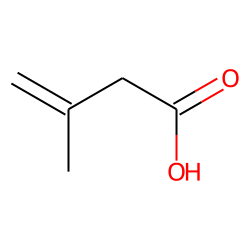 CH2=C(CH3)CH2COOH