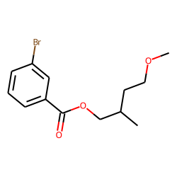3-Bromobenzoic acid, 4-methoxy-2-methylbutyl ester