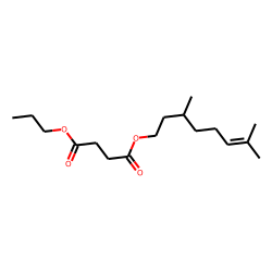 Succinic acid, 3,7-dimethyloct-6-en-1-yl propyl ester