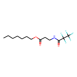 «beta»-Alanine, n-pentafluoropropionyl-, heptyl ester