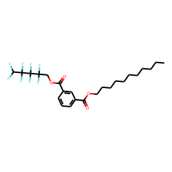 Isophthalic acid, 2,2,3,3,4,4,5,5-octafluoropentyl undecyl ester