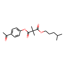 Dimethylmalonic acid, 4-acetylphenyl isohexyl ester