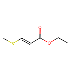 Ethyl 3-(methylthio)-(e)-2-propenoate