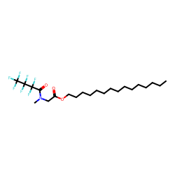 Sarcosine, N-heptafluorobutyryl-, pentadecyl ester