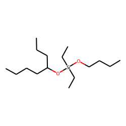 Silane, diethylbutoxy(4-octyloxy)-