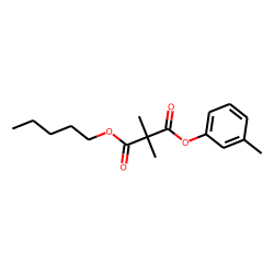 Dimethylmalonic acid, 3-methylphenyl pentyl ester