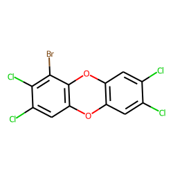 Dibenzodioxin, 1-bromo-, 2,3,7,8-tetrachloro-
