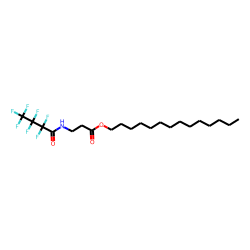 «beta»-Alanine, n-heptafluorobutyryl-, tetradecyl ester