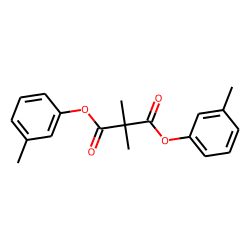 Dimethylmalonic acid, di(3-methylphenyl) ester