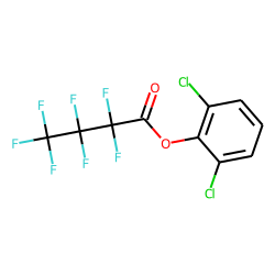 2,6-Dichlorophenol, heptafluorobutyrate