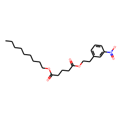 Glutaric acid, 3-nitrophenethyl nonyl ester
