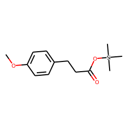 4-Methoxyphenylpropionic acid trimethylsilyl ester