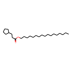 3-Cyclopentylpropionic acid, heptadecyl ester