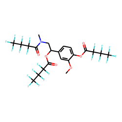 DL-Metanephrine, N,O,O'-tris(heptafluorobutyryl)-