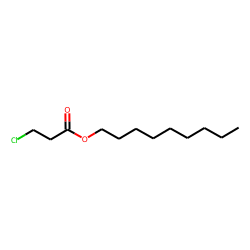 3-Chlropropionic acid, nonyl ester