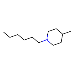 Piperidine, 1-hexyl-4-methyl