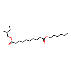Sebacic acid, hexyl 2-methylbutyl ester