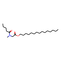 Sarcosine, N-valeryl-, pentadecyl ester
