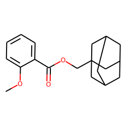 o-Anisic acid, 1-adamantylmethyl ester