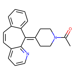 Azatadine M (nor, OH, -H2O), acetylated
