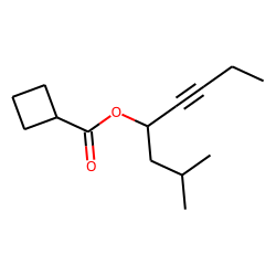 Cyclobutanecarboxylic acid, 2-methyloct-5-yn-4-yl ester