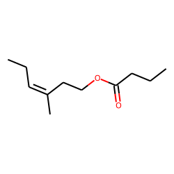 butanoic acid, 3-methyl-3Z-hexen-1-yl ester