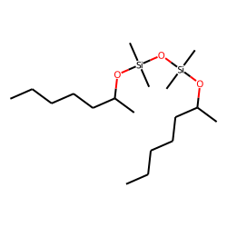 Silane, dimethyl(dimethyl(2-heptyloxy)silyloxy)(2-heptyloxy)-
