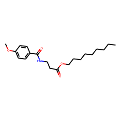 «beta»-Alanine, N-(4-methoxybenzoyl)-, nonyl ester