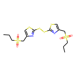 2,2'-Bis [(4-n-propylsulfonylmethyl)thiazolyl] disulfide