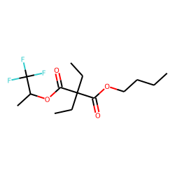 Diethylmalonic acid, butyl 1,1,1-trifluoroprop-2-yl ester
