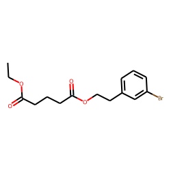 Glutaric acid, 2-(3-bromophenyl)ethyl ethyl ester