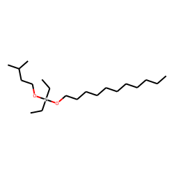 Silane, diethyl(3-methylbutoxy)undecyloxy-