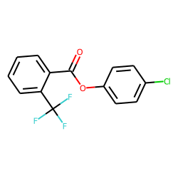 2-Trifluoromethylbenzoic acid, 4-chlorophenyl ester
