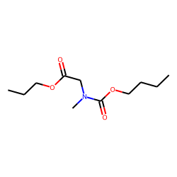 Glycine, N-methyl-n-butoxycarbonyl-, propyl ester