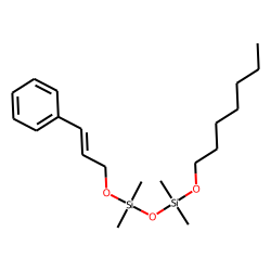 Silane, dimethyl(dimethyl(3-phenylpro-2-enyloxy)silyloxy)heptyloxy-