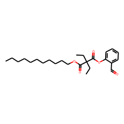 Diethylmalonic acid, 2-formylphenyl undecyl ester