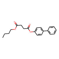 Succinic acid, 4-biphenyl butyl ester